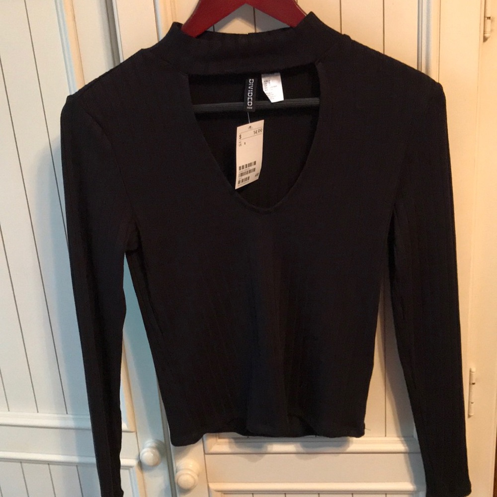 H&M Black Longsleeve Shirt